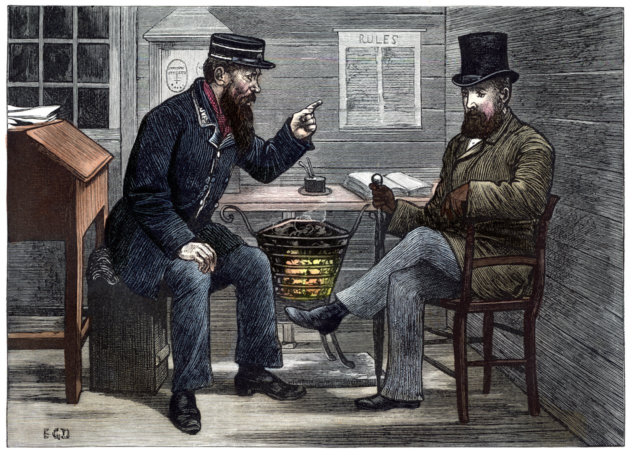 Der Signalman von Charles Dickens von Edward Dalziel