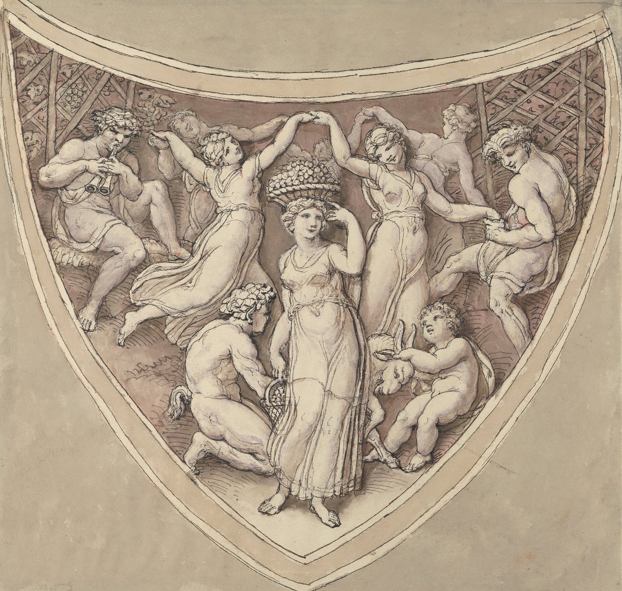 Bacchanalia von Edward Francis Burney