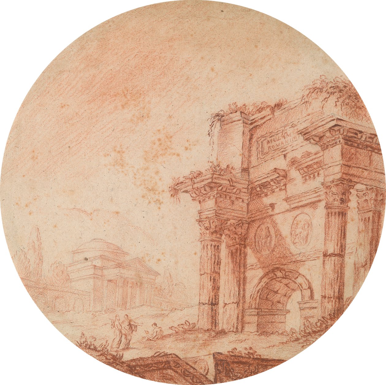 Römische Ruinen von Edward Francis Burney
