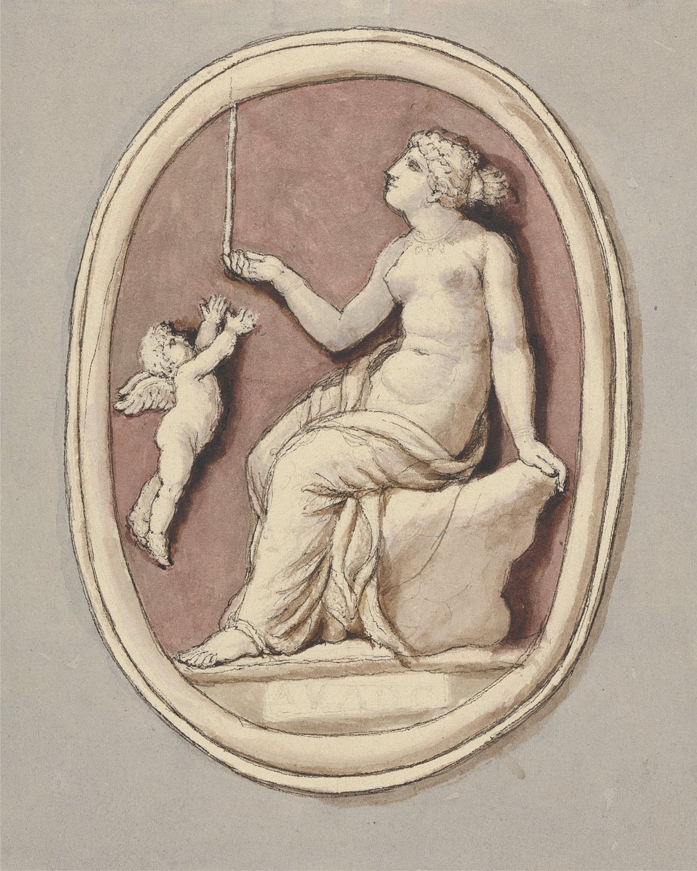 Venus und Amor von Edward Francis Burney