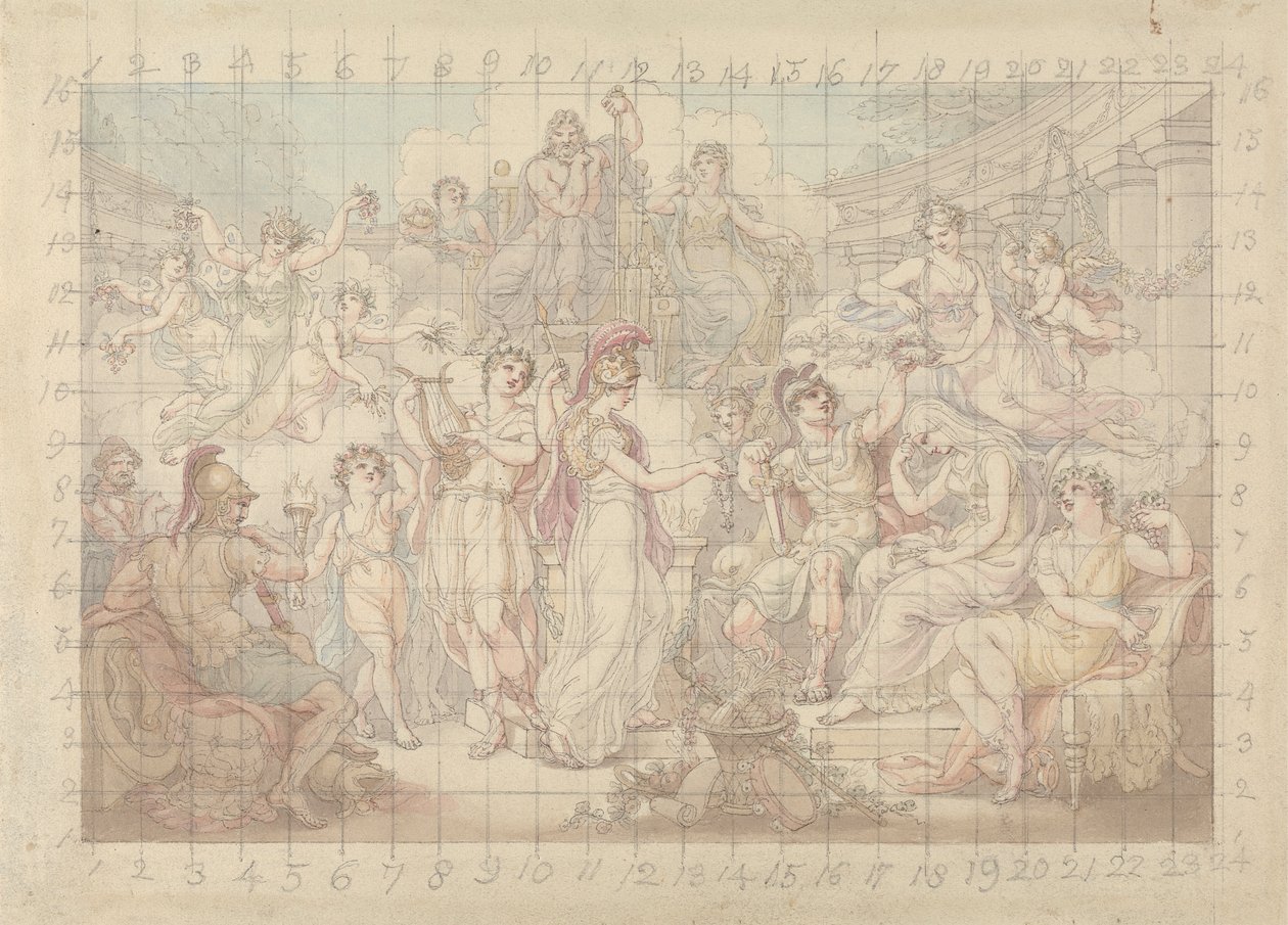 Hochzeit eines Gottes von Edward Francis Burney
