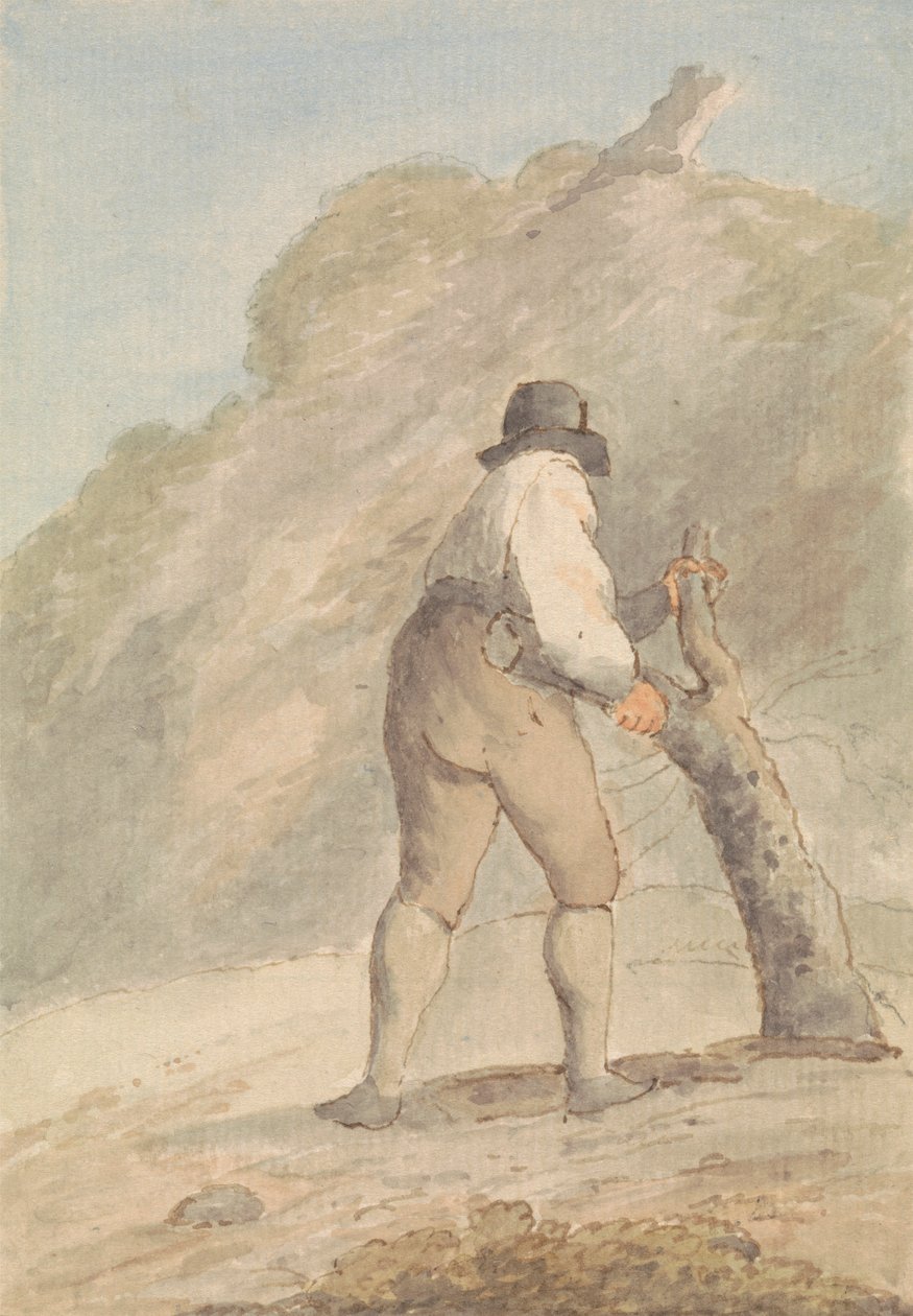 Waldarbeiter von Edward Francis Burney