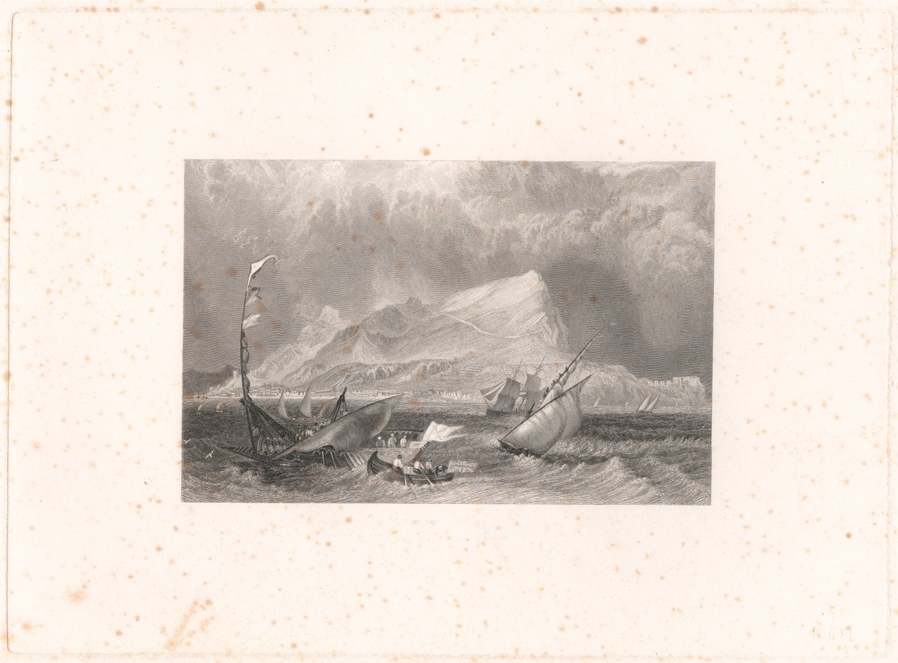 Gibraltar von Edward Francis Finden
