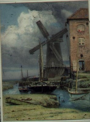 Bei Cley-Next-the-Sea, Norfolk von Edward Frederick Brewtnall