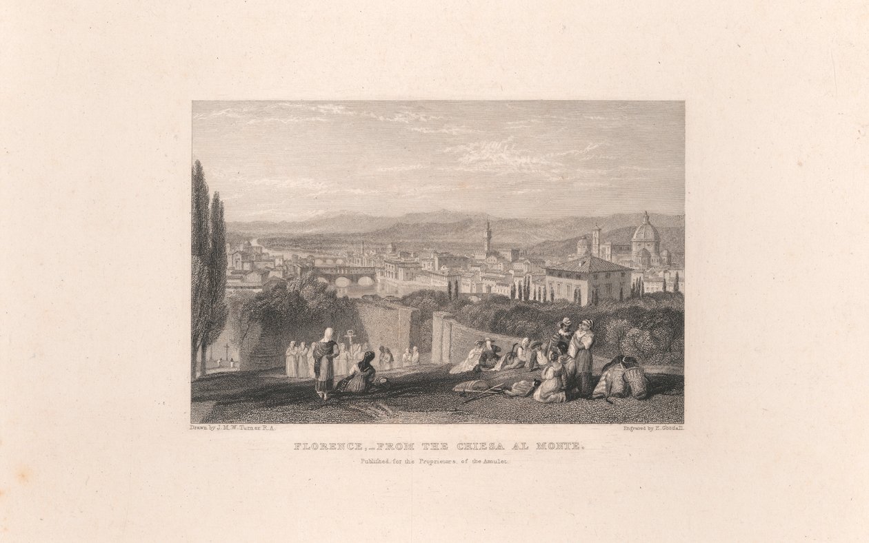 Florenz von der Chiesa al Monte von Edward Goodall