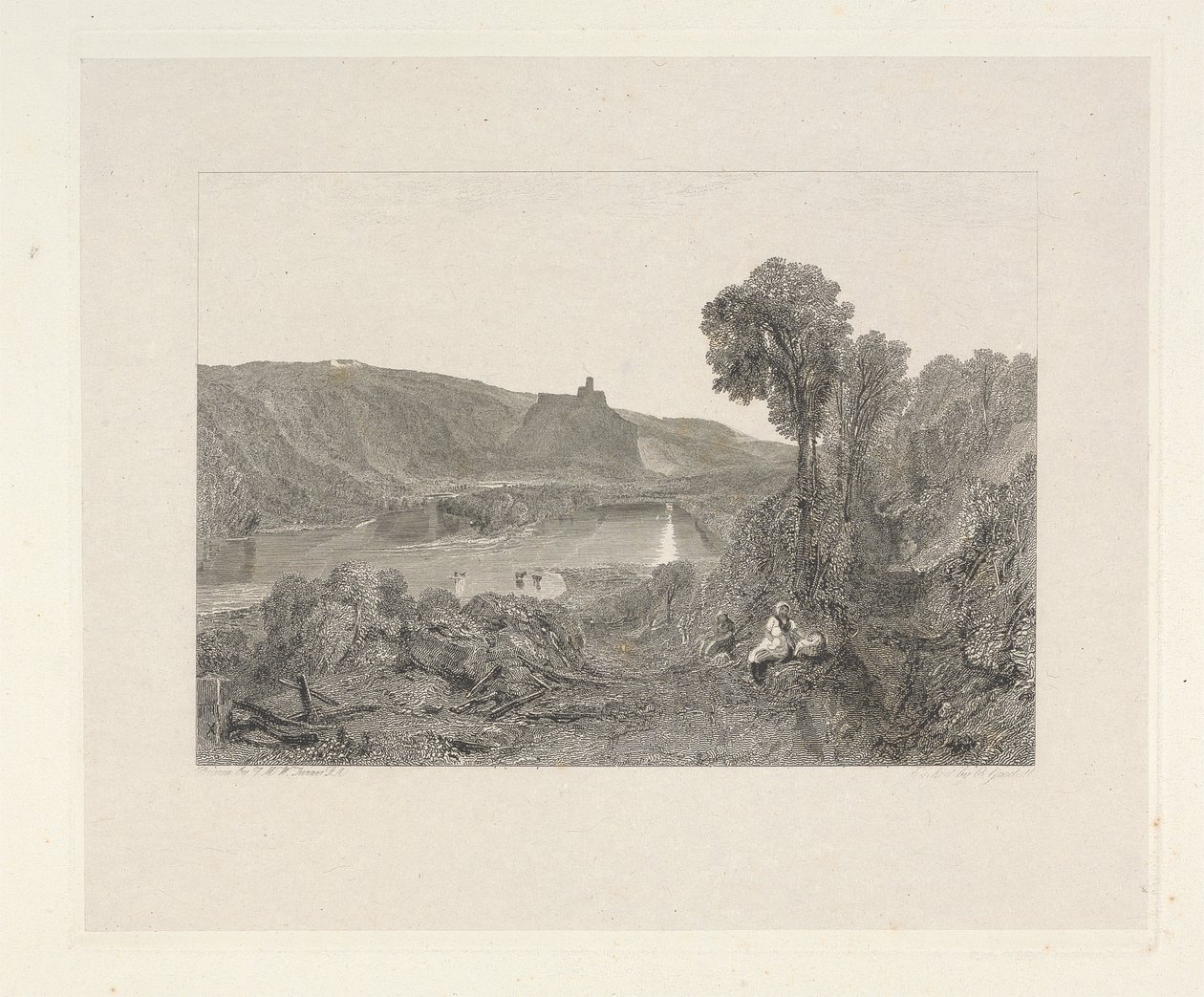 Prudoe Castle, Northumberland von Edward Goodall