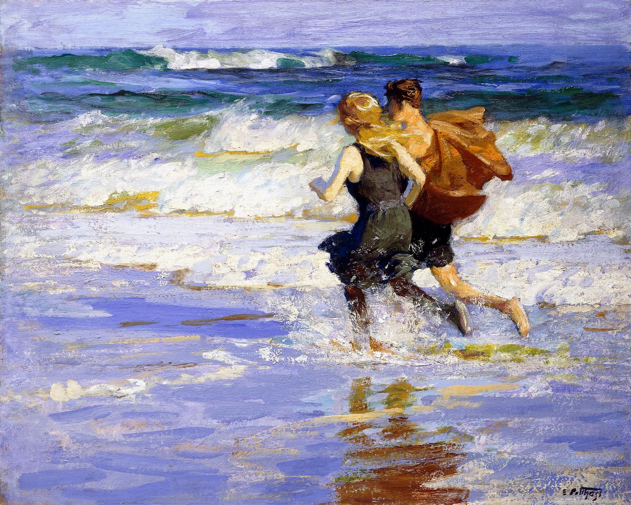 Am Strand von Edward Henry Potthast