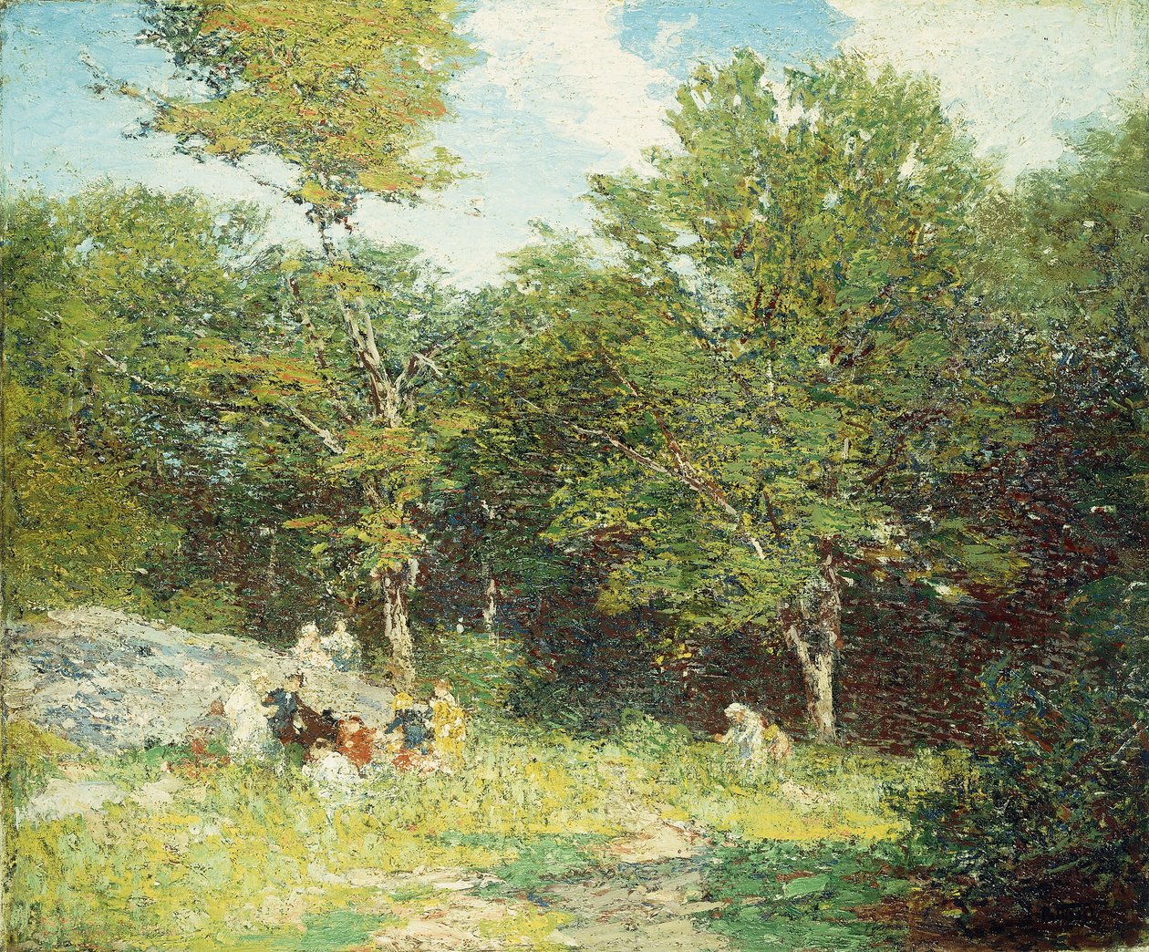 Blumen pflücken von Edward Henry Potthast
