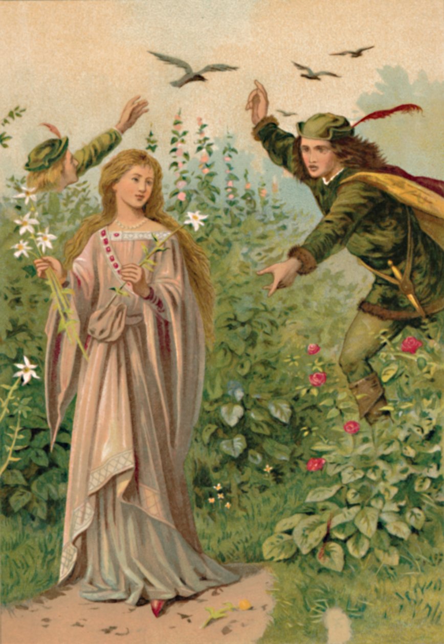 Die Brüder und ihre Schwester, 1901 von Edward Henry Wehnert