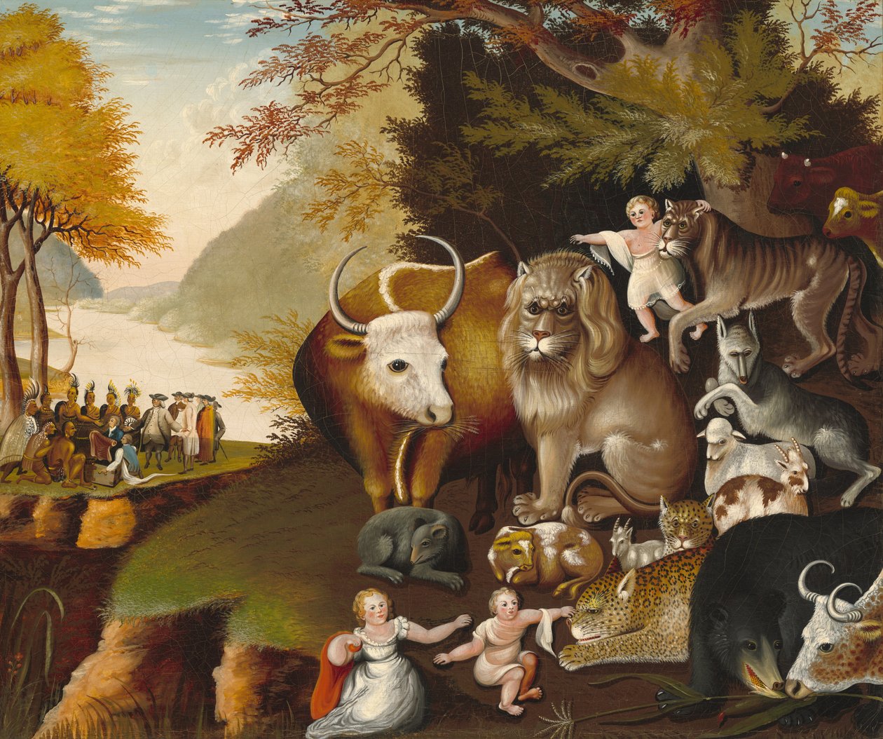 Friedliches Königreich von Edward Hicks