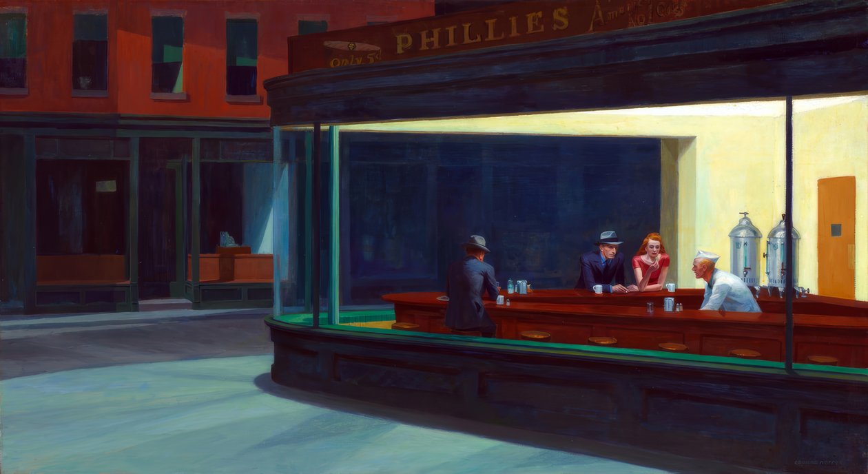 Nachtschwärmer von Edward Hopper