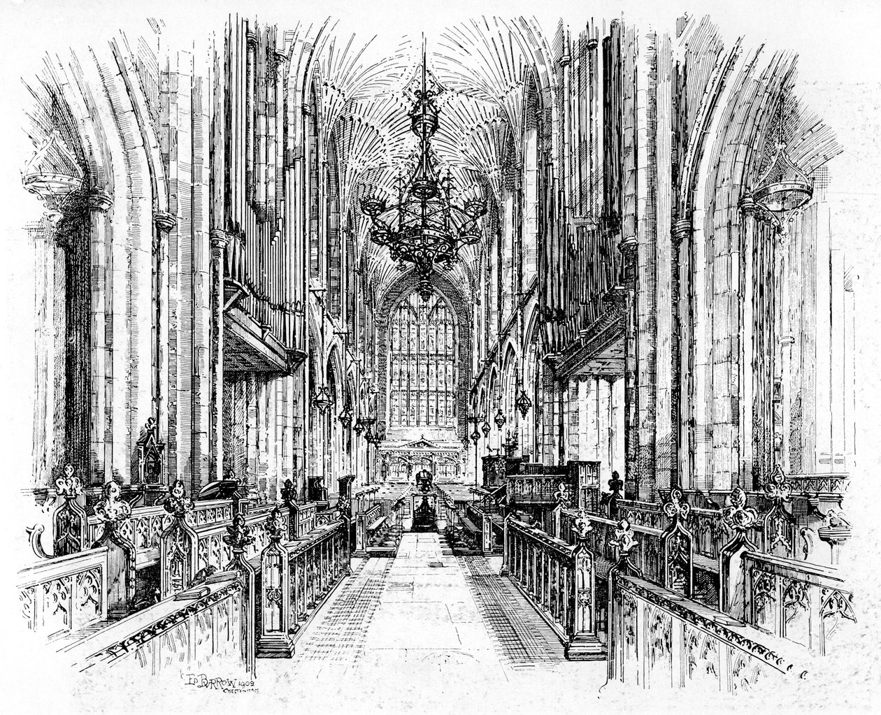 Bath Abbey, Bath, Somerset, 1902-1903 von Edward J. Burrows