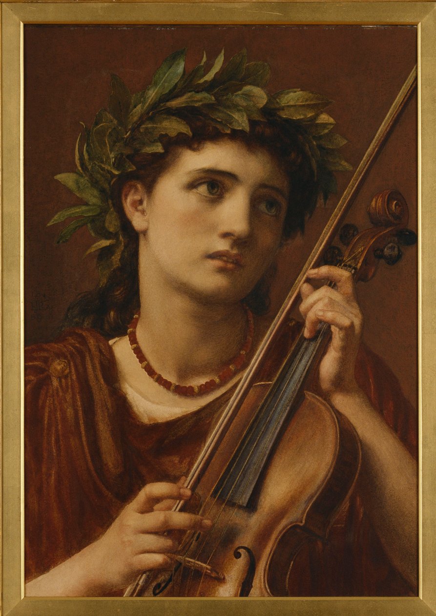 Musik, himmlische Maid, 1889 von Edward John Poynter