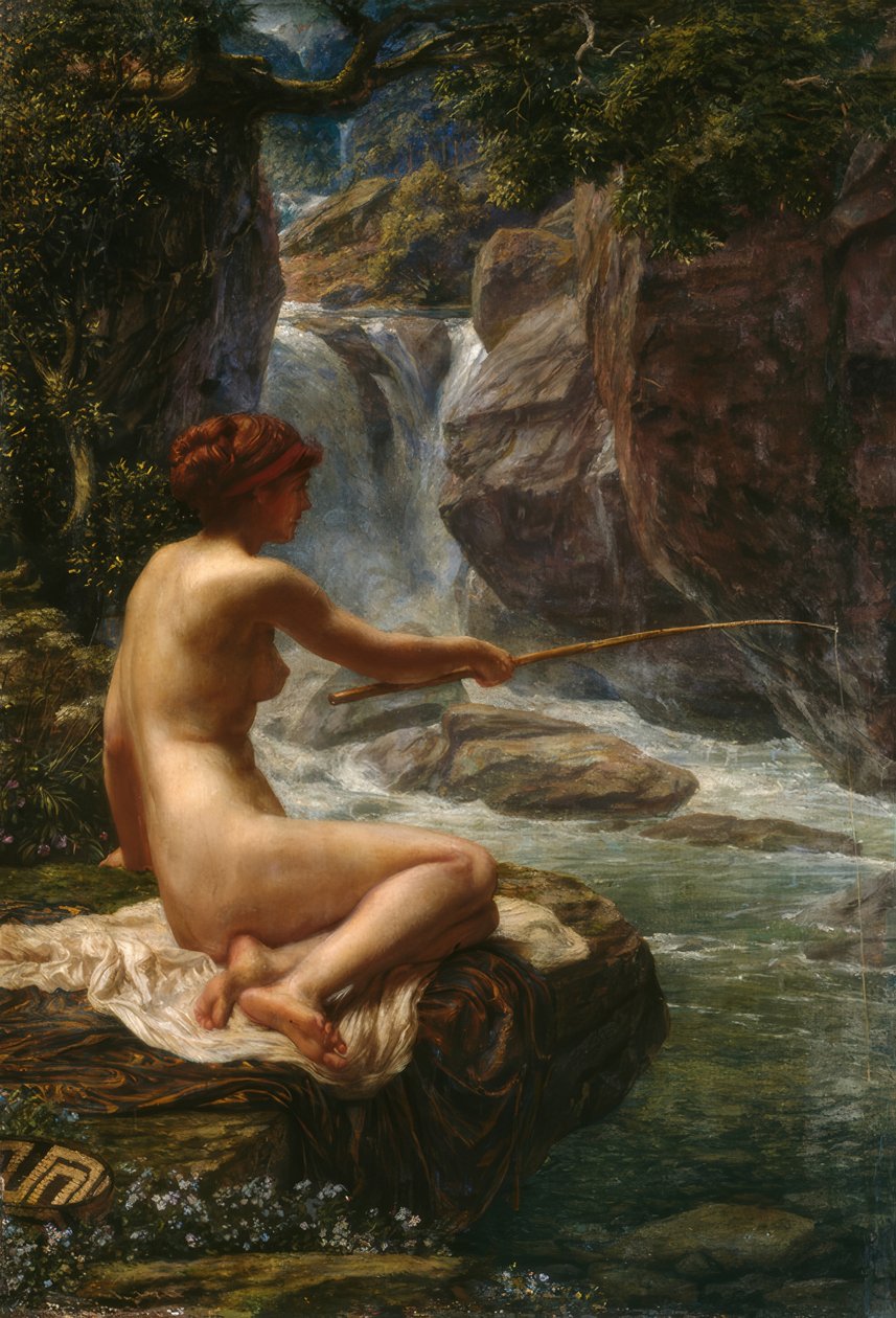 Nymphe des Baches von Edward John Poynter