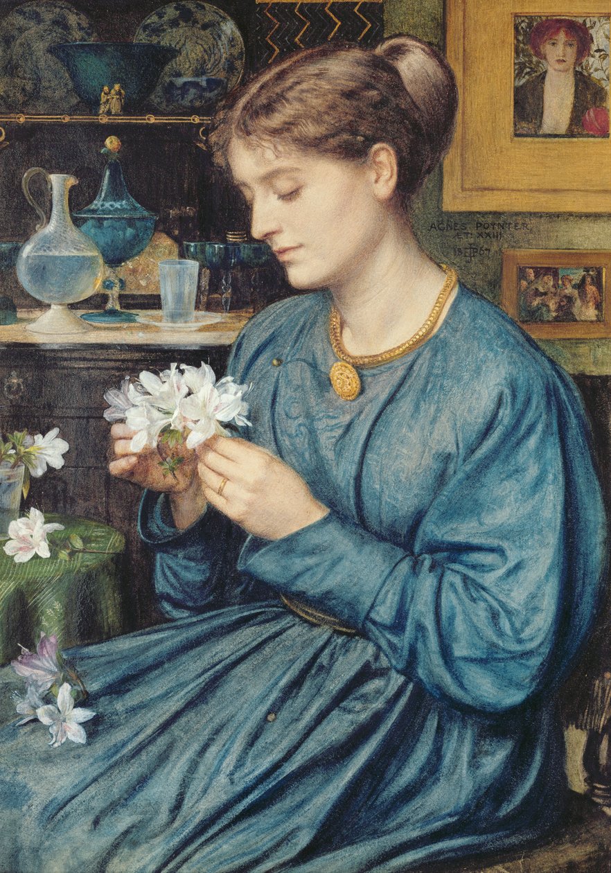 Porträt von Agnes Poynter, 1867 von Edward John Poynter