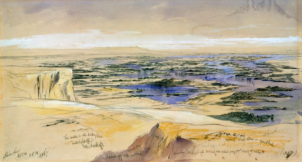 Aboo Seer, 4. Februar 1867 von Edward Lear