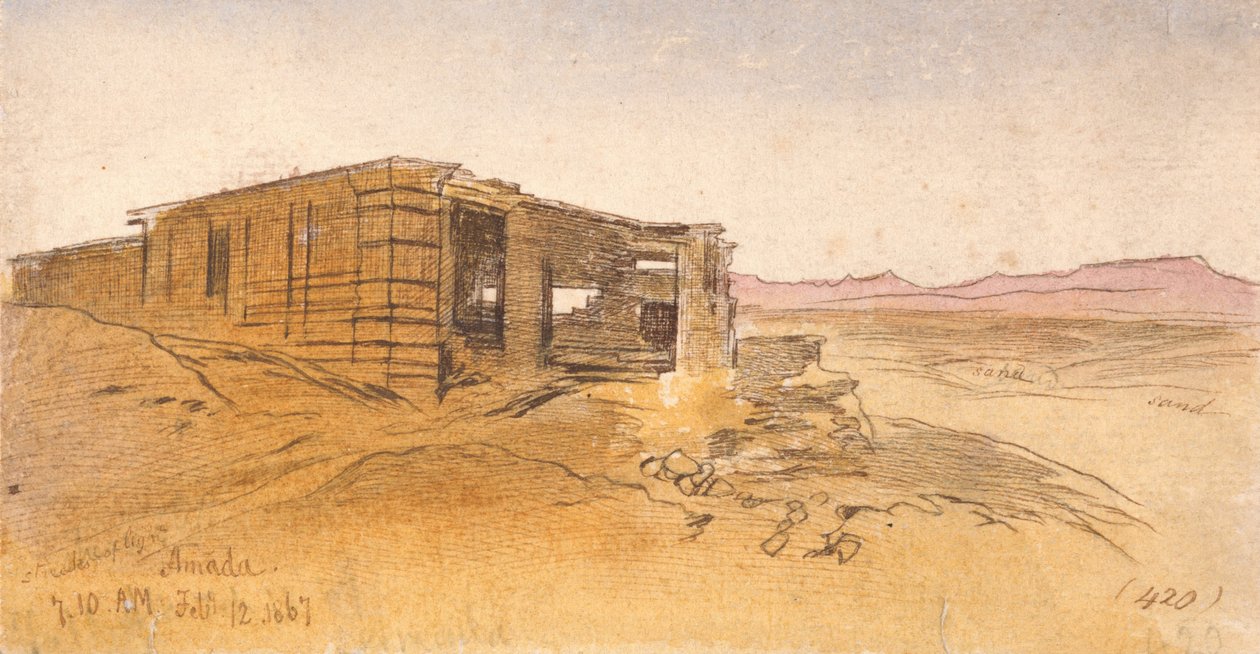 Amada, 7:10 Uhr, 12. Februar 1867 von Edward Lear