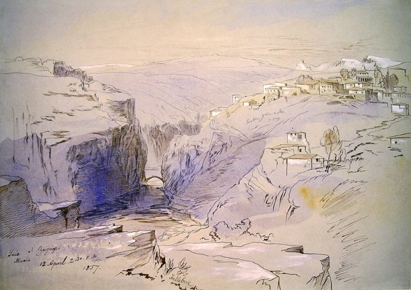 Baia, Zagora, Albanien von Edward Lear