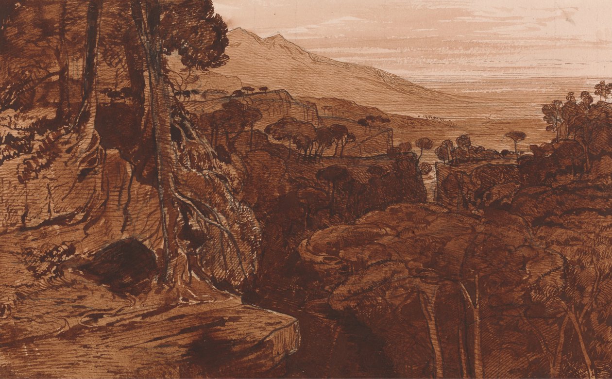 Bavella, Korsika von Edward Lear