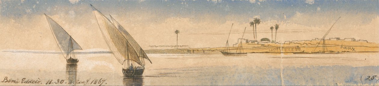 Beni Eddeir von Edward Lear