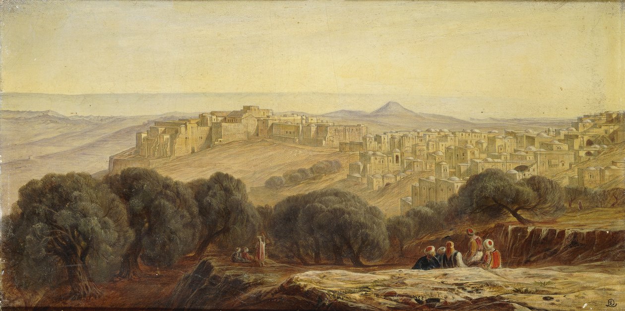 Bethlehem, 1873 von Edward Lear