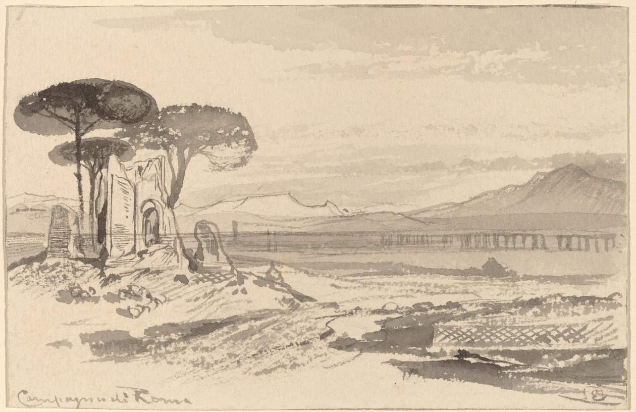 Campagna di Roma von Edward Lear