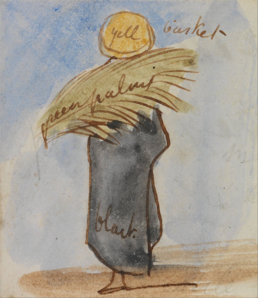 Ägyptischer Mann von Edward Lear