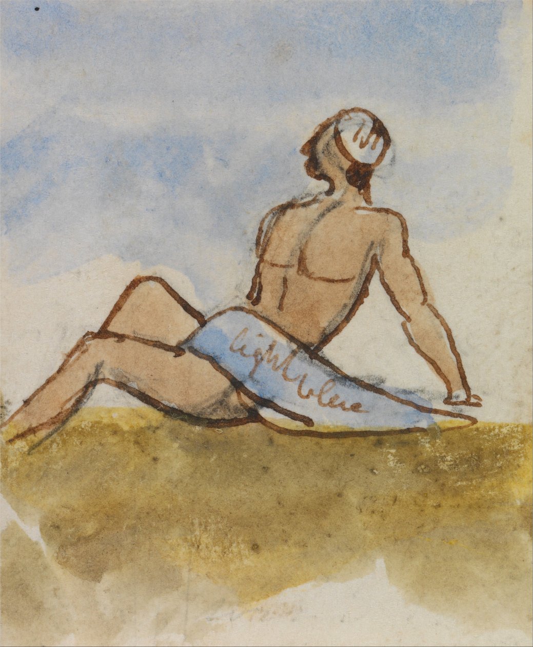 Ägyptischer Mann von Edward Lear