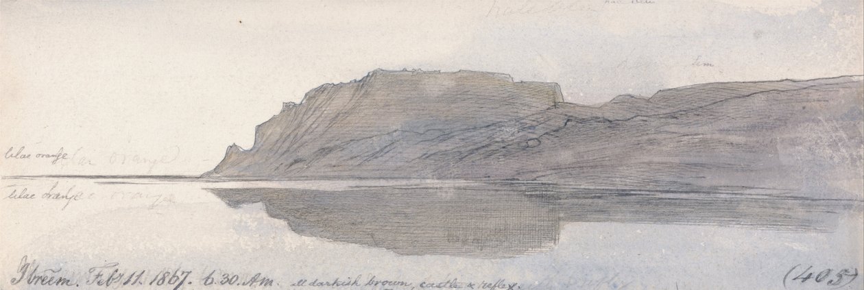 Ibreem, 6:30 Uhr, 11. Februar 1867 von Edward Lear