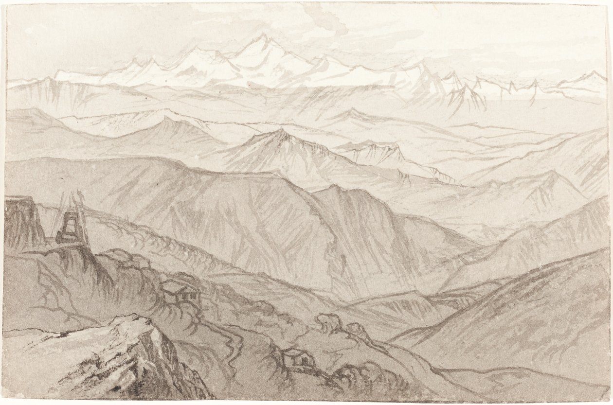 Mount Kinchinjunga (Alles Schöne) von Edward Lear