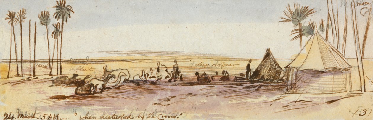 In der Nähe von Belbeis von Edward Lear