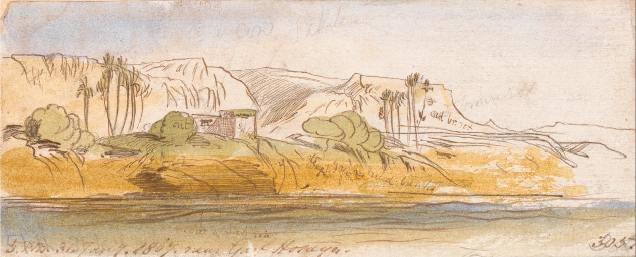 In der Nähe von Garf Hosayn von Edward Lear