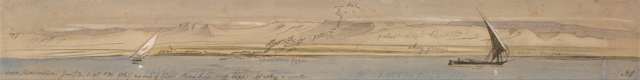 In der Nähe von Maimoun von Edward Lear