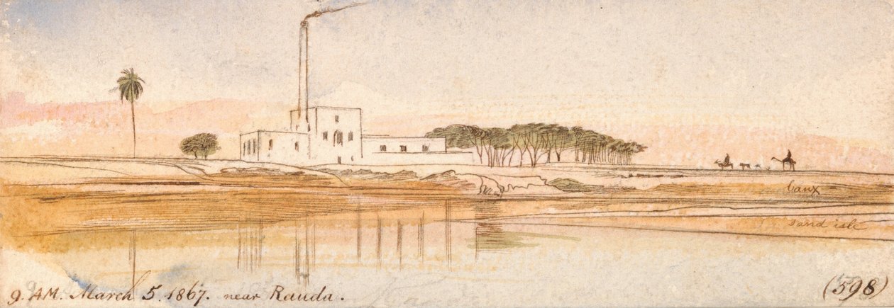 In der Nähe von Rauda von Edward Lear