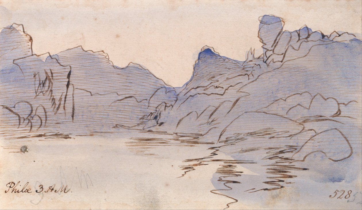 Philae von Edward Lear
