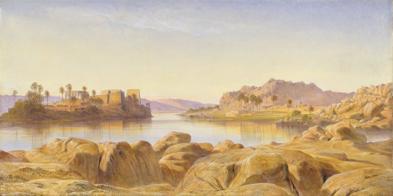 Philae, Ägypten von Edward Lear