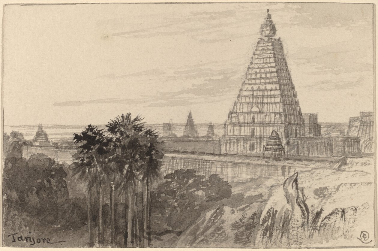 Tanjore, Indien von Edward Lear