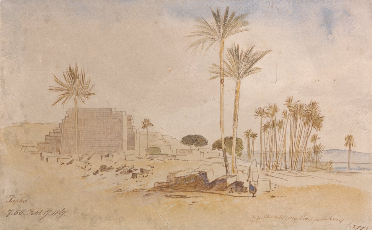 Tapha, 7:50 Uhr, 17. Februar 1867 von Edward Lear