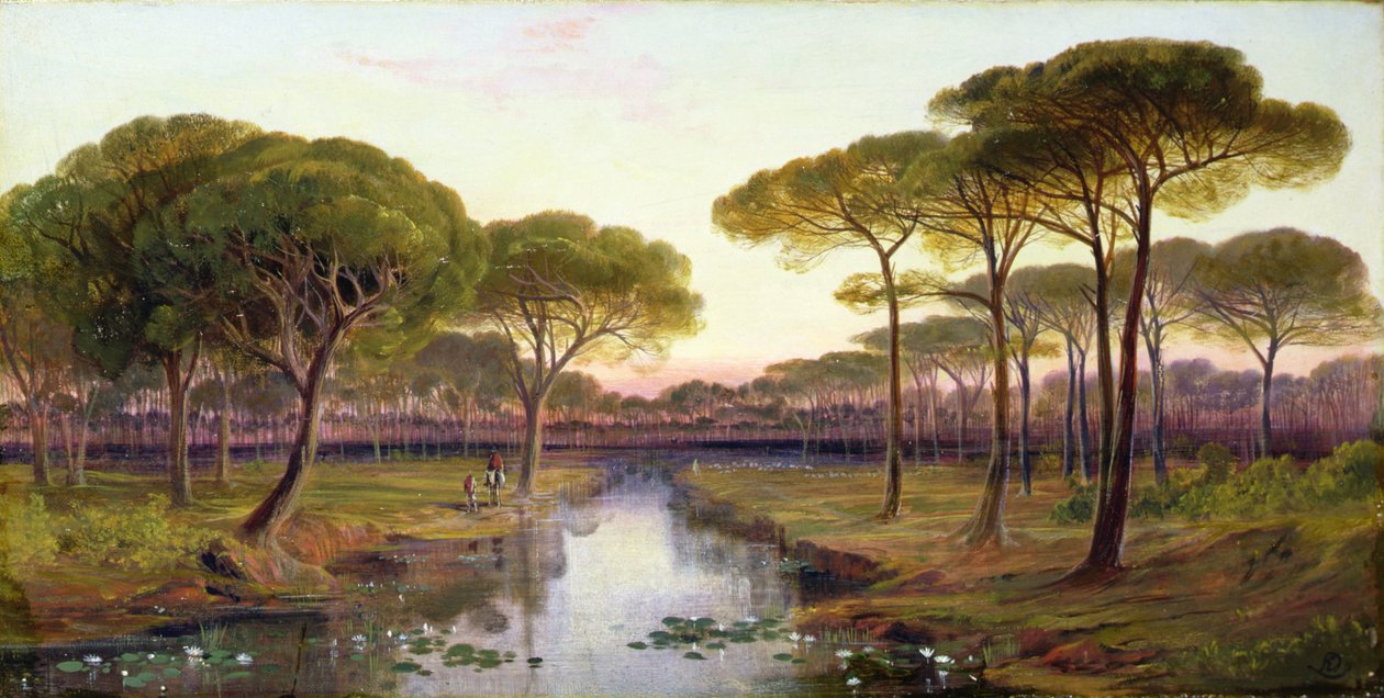 Die Pineta, Ravenna von Edward Lear