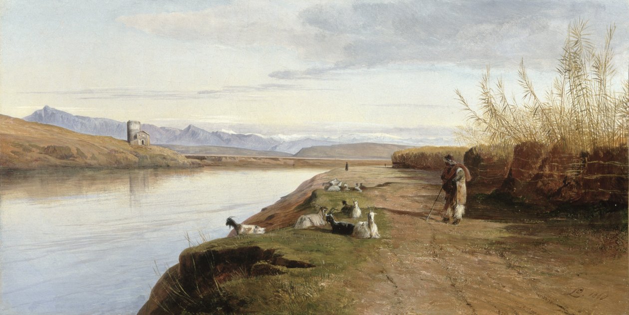 Die römische Campagna, 1860 von Edward Lear