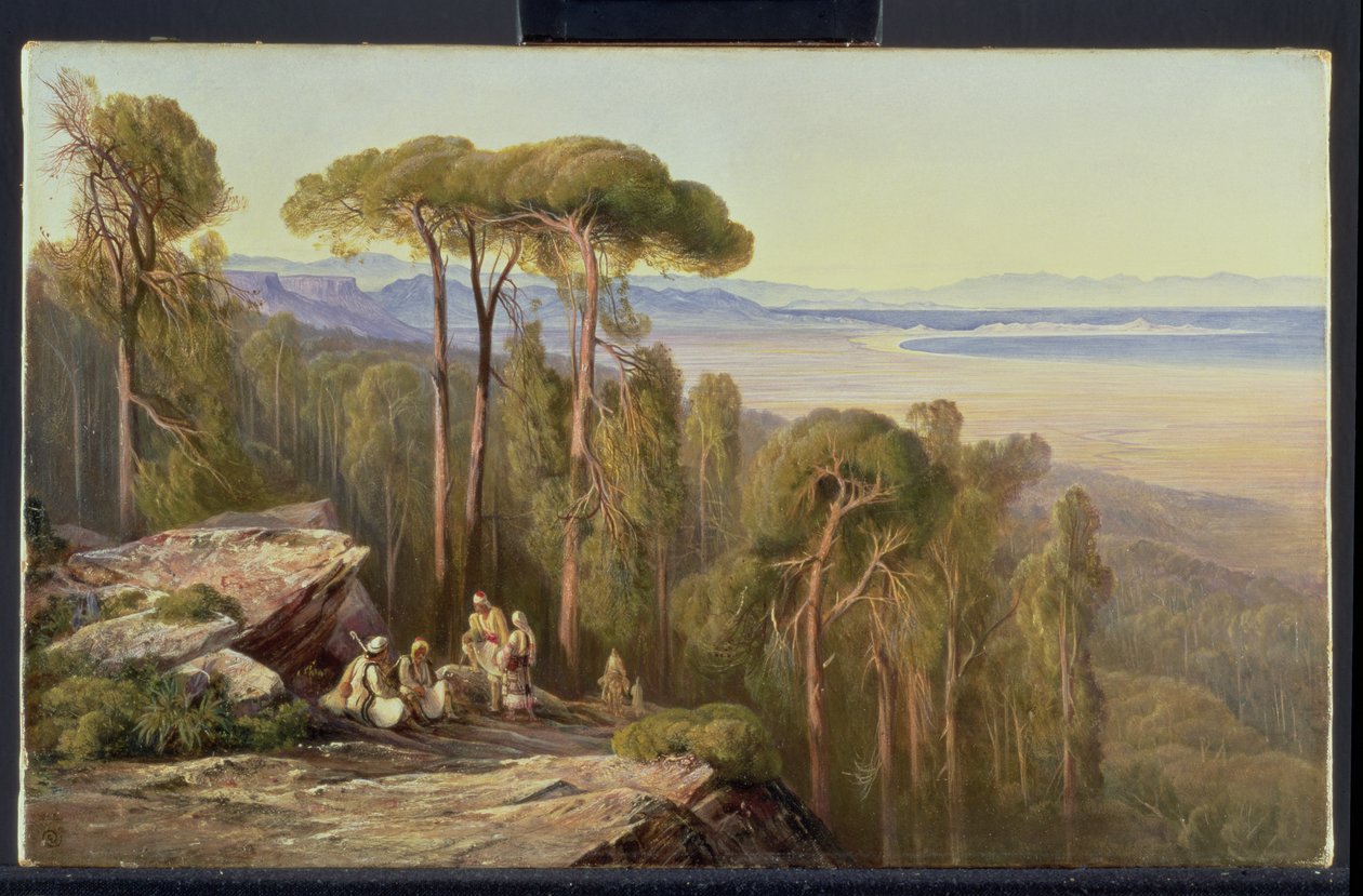 Reisende im Wald von Edward Lear