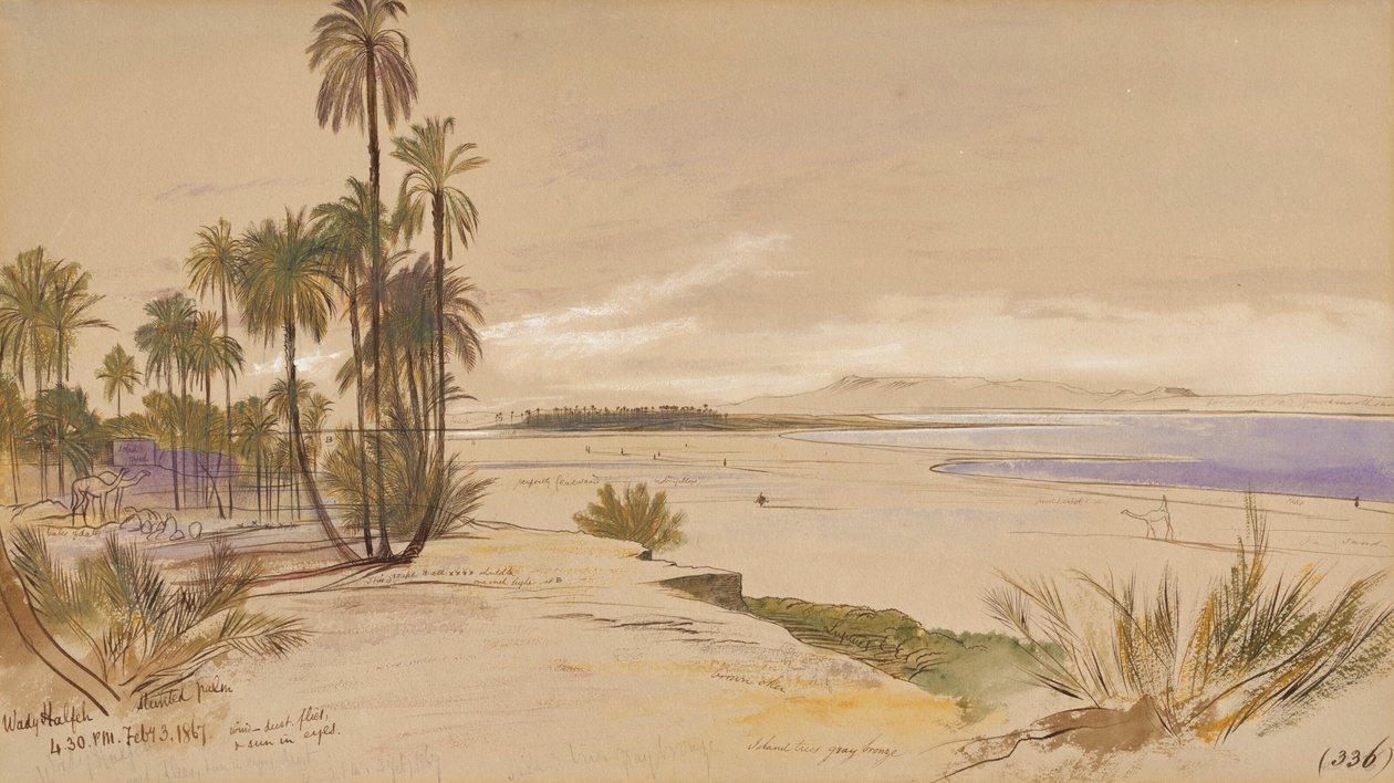Wadi Halfa, Sudan von Edward Lear