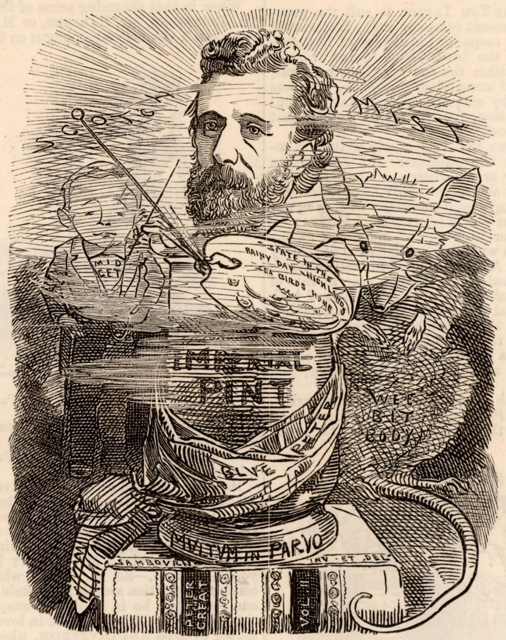 Porträt von Peter Graham von Edward Linley Sambourne