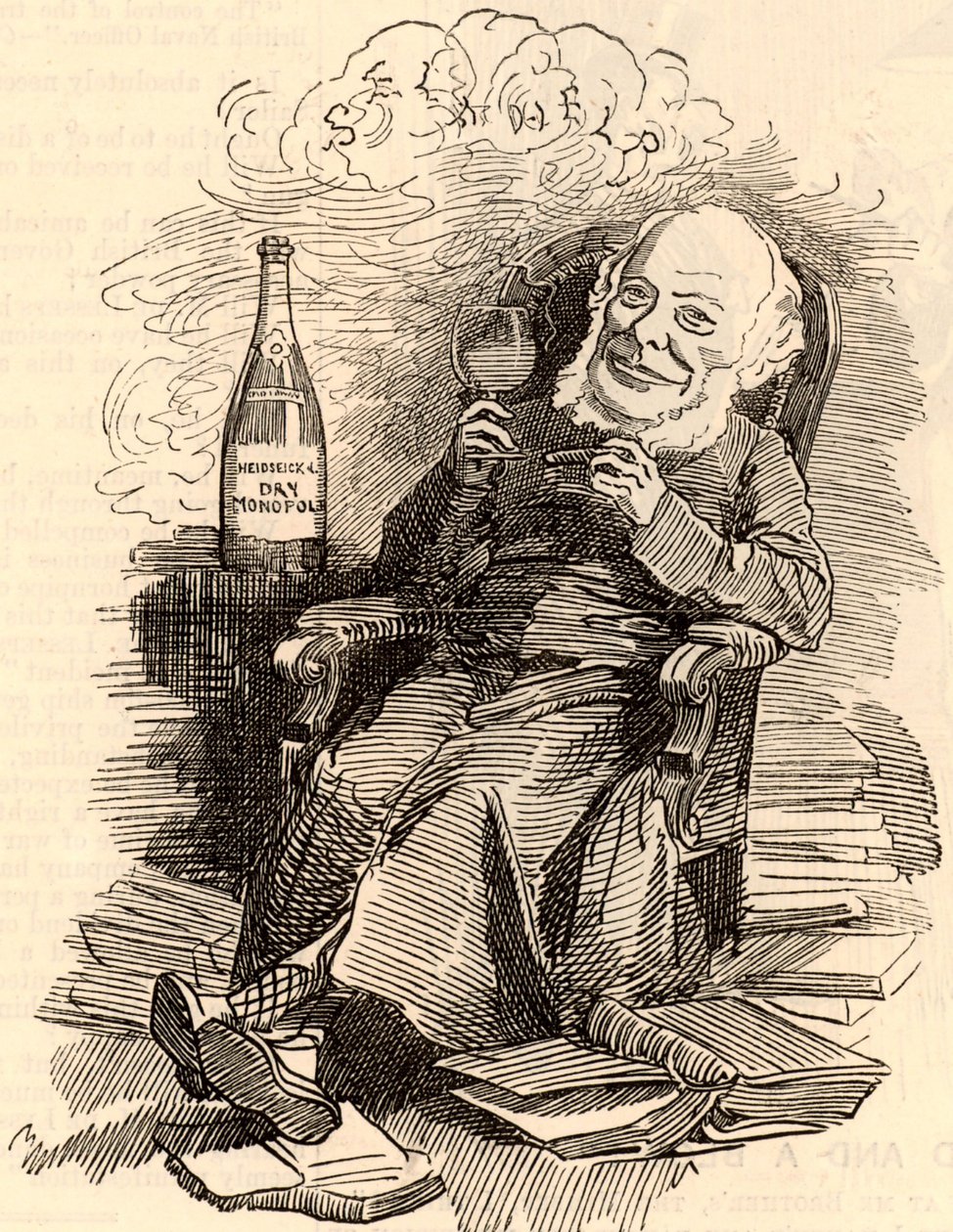 Samuel Smiles (1812-1904) von Edward Linley Sambourne