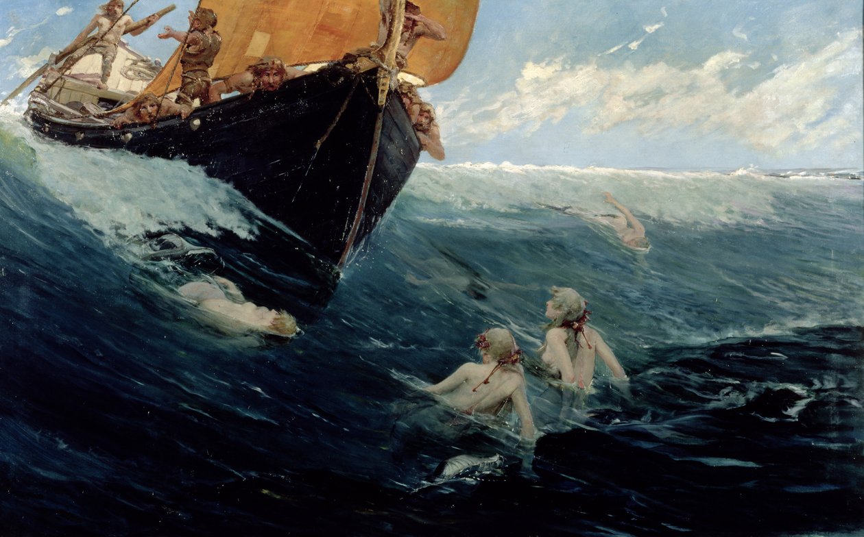 Der Felsen der Meerjungfrau von Edward Matthew Hale