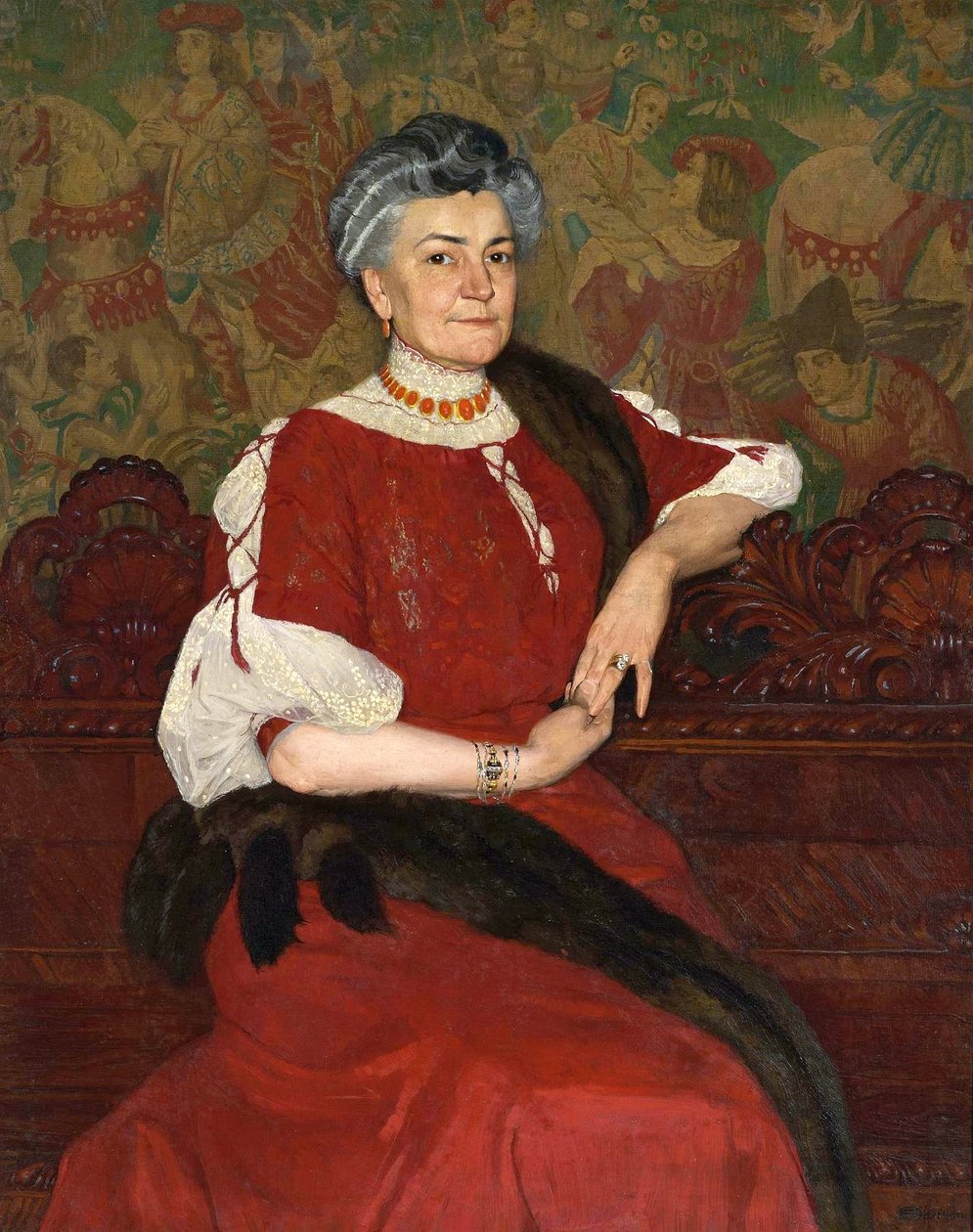 Porträt von Mrs. Herse von Edward Okun