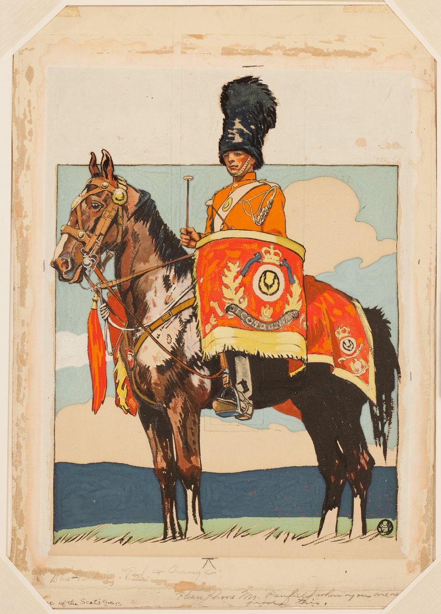 Trommelpferd der Scots