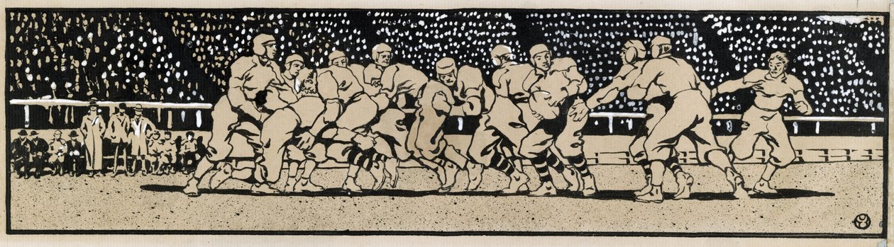 Fußballspiel von Edward Penfield
