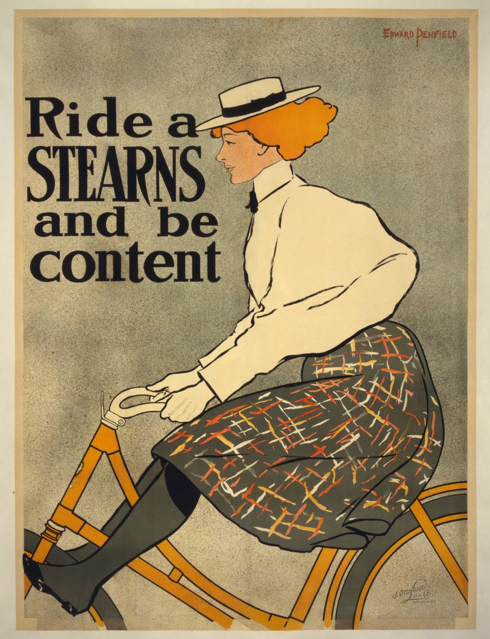 Fahre einen Stearns und sei zufrieden von Edward Penfield