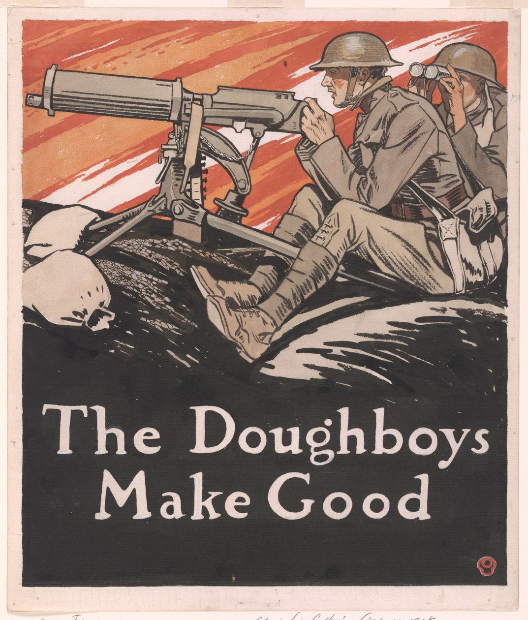 Die Doughboys machen sich gut von Edward Penfield